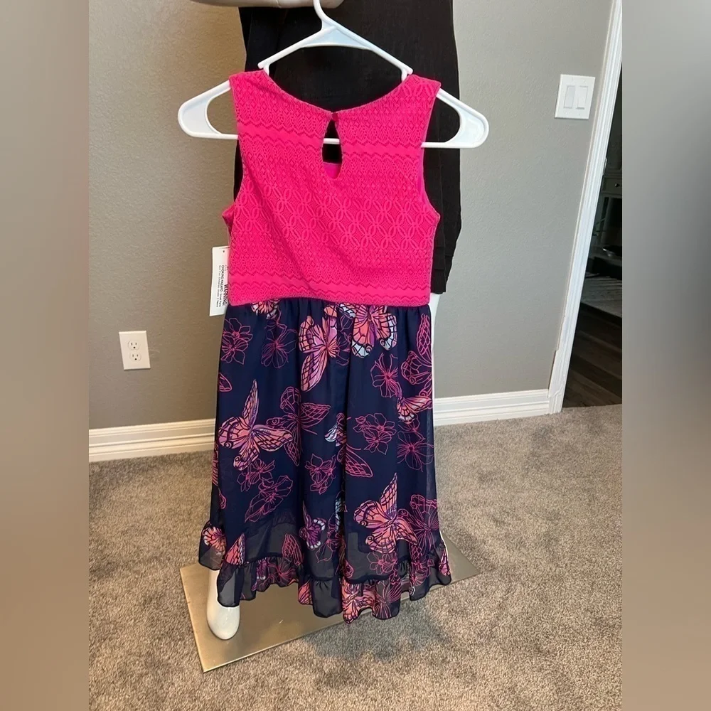 Pink & Violet Girl Dress